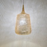 HANGING LAMP TRP FLSK GOLD PLATED - HANGING LAMPS